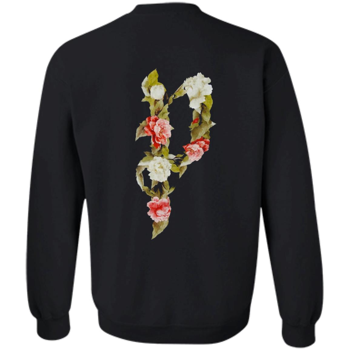 Polyphia Men's Floral Muse Sweatshirt Black Polyphia Merch Polyphia Men's Floral Muse Sweatshirt Black Polyphia Merch