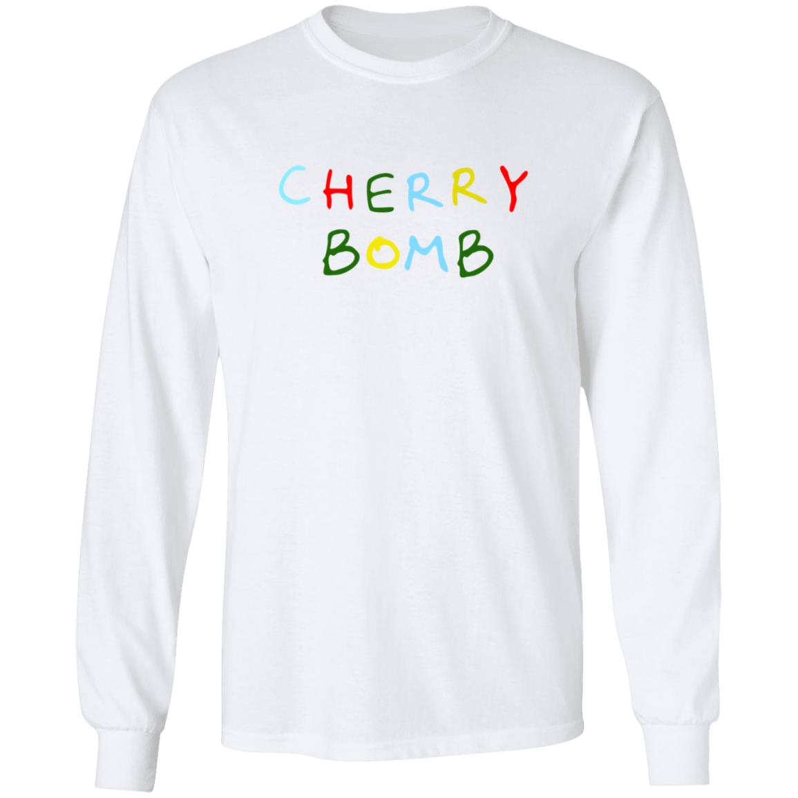 Authentic Golf Wang Cherry Bomb Rainbow White Sweatshirt Authentic Golf Wang Cherry Bomb Rainbow White Sweatshirt