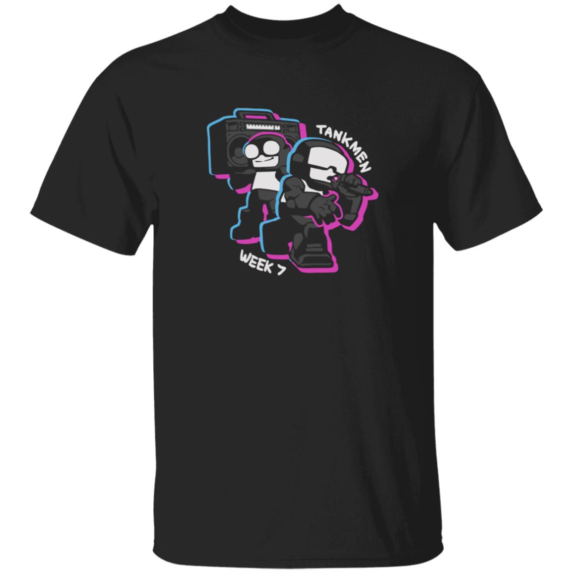 Friday Night Funkin Tankmen Shirt Newgrounds Shark Robot