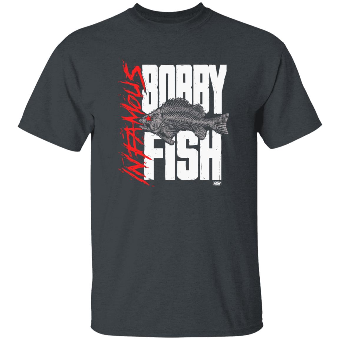 All Elite Wrestling Merch ShopAEW Bobby Fish Infamous T Shirt All Elite Wrestling Merch ShopAEW Bobby Fish Infamous T Shirt