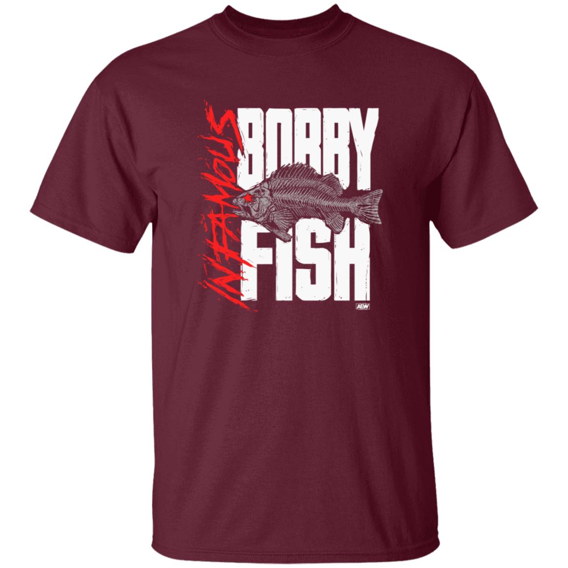 All Elite Wrestling Merch ShopAEW Bobby Fish Infamous T Shirt All Elite Wrestling Merch ShopAEW Bobby Fish Infamous T Shirt