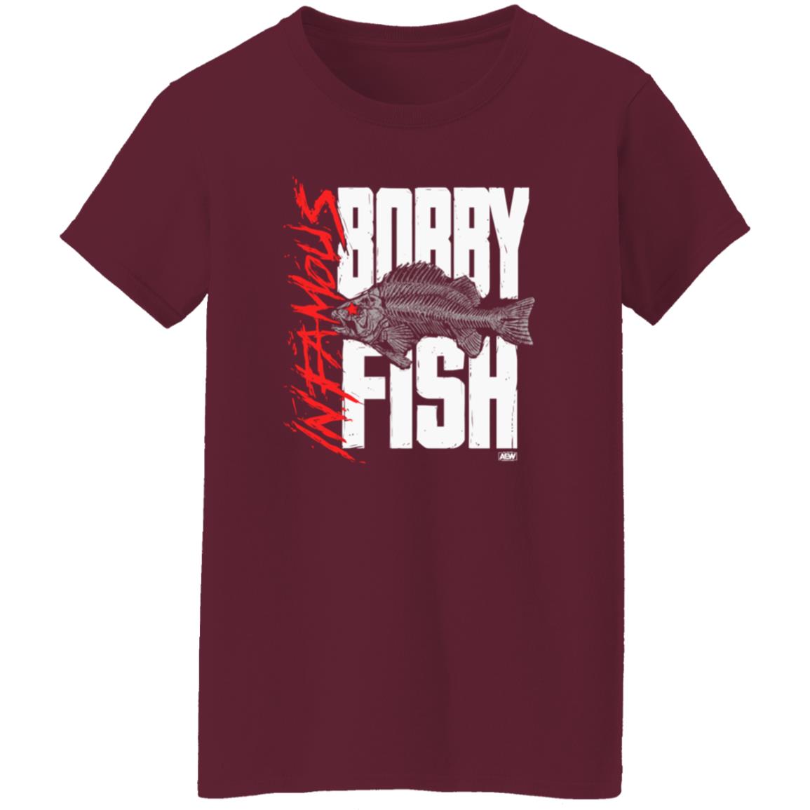 All Elite Wrestling Merch ShopAEW Bobby Fish Infamous T Shirt All Elite Wrestling Merch ShopAEW Bobby Fish Infamous T Shirt