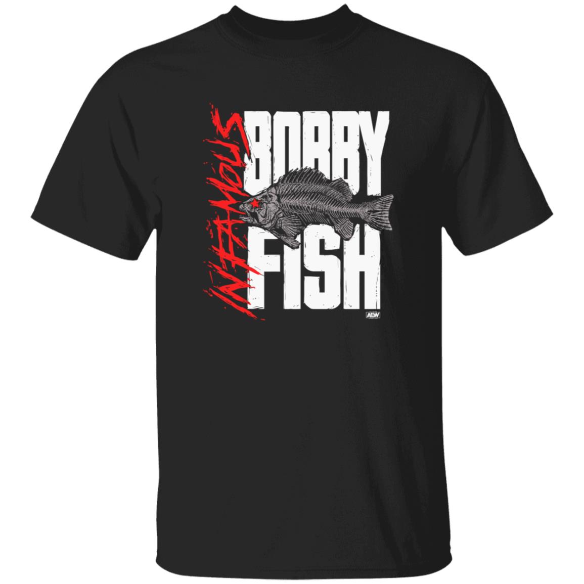 All Elite Wrestling Merch ShopAEW Bobby Fish Infamous T Shirt All Elite Wrestling Merch ShopAEW Bobby Fish Infamous T Shirt
