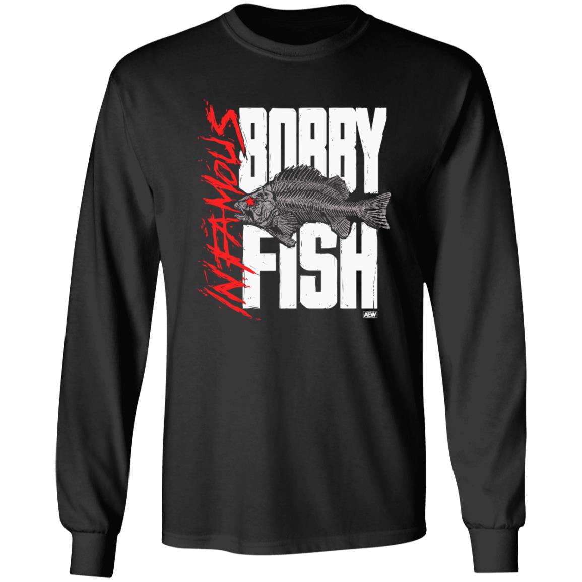 All Elite Wrestling Merch ShopAEW Bobby Fish Infamous T Shirt All Elite Wrestling Merch ShopAEW Bobby Fish Infamous T Shirt