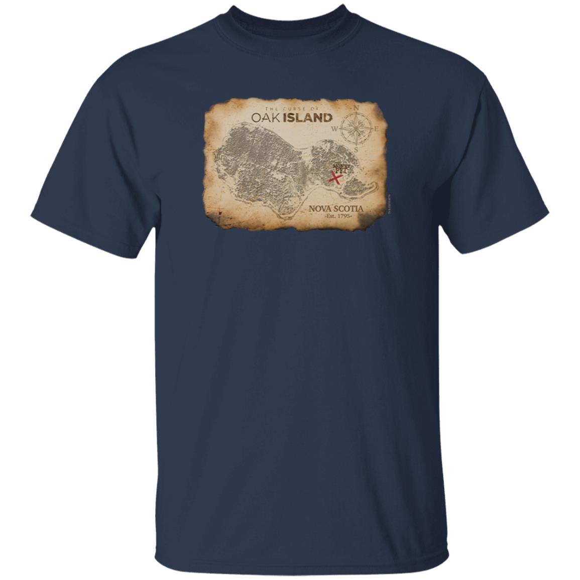Oak Island Merchandise The Curse Of Oak Island Treasure Map T Shirt History Store Oak Island Merchandise The Curse Of Oak Island Treasure Map T Shirt History Store
