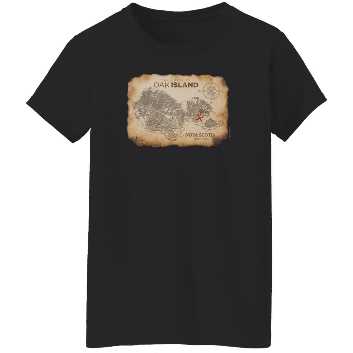 Oak Island Merchandise The Curse Of Oak Island Treasure Map T Shirt History Store Oak Island Merchandise The Curse Of Oak Island Treasure Map T Shirt History Store