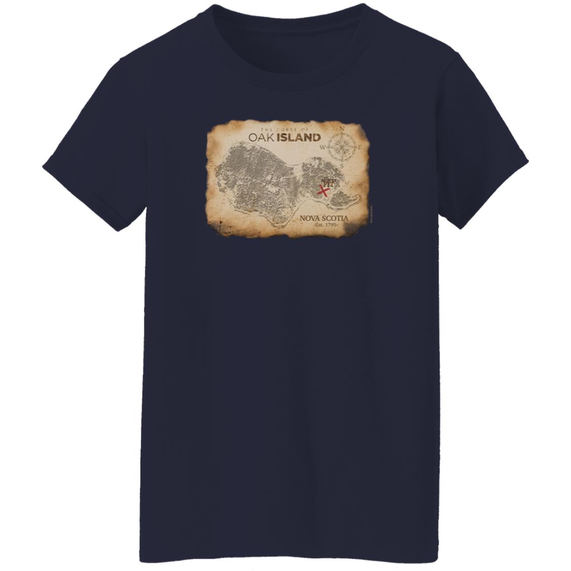 Oak Island Merchandise The Curse Of Oak Island Treasure Map T Shirt History Store Oak Island Merchandise The Curse Of Oak Island Treasure Map T Shirt History Store