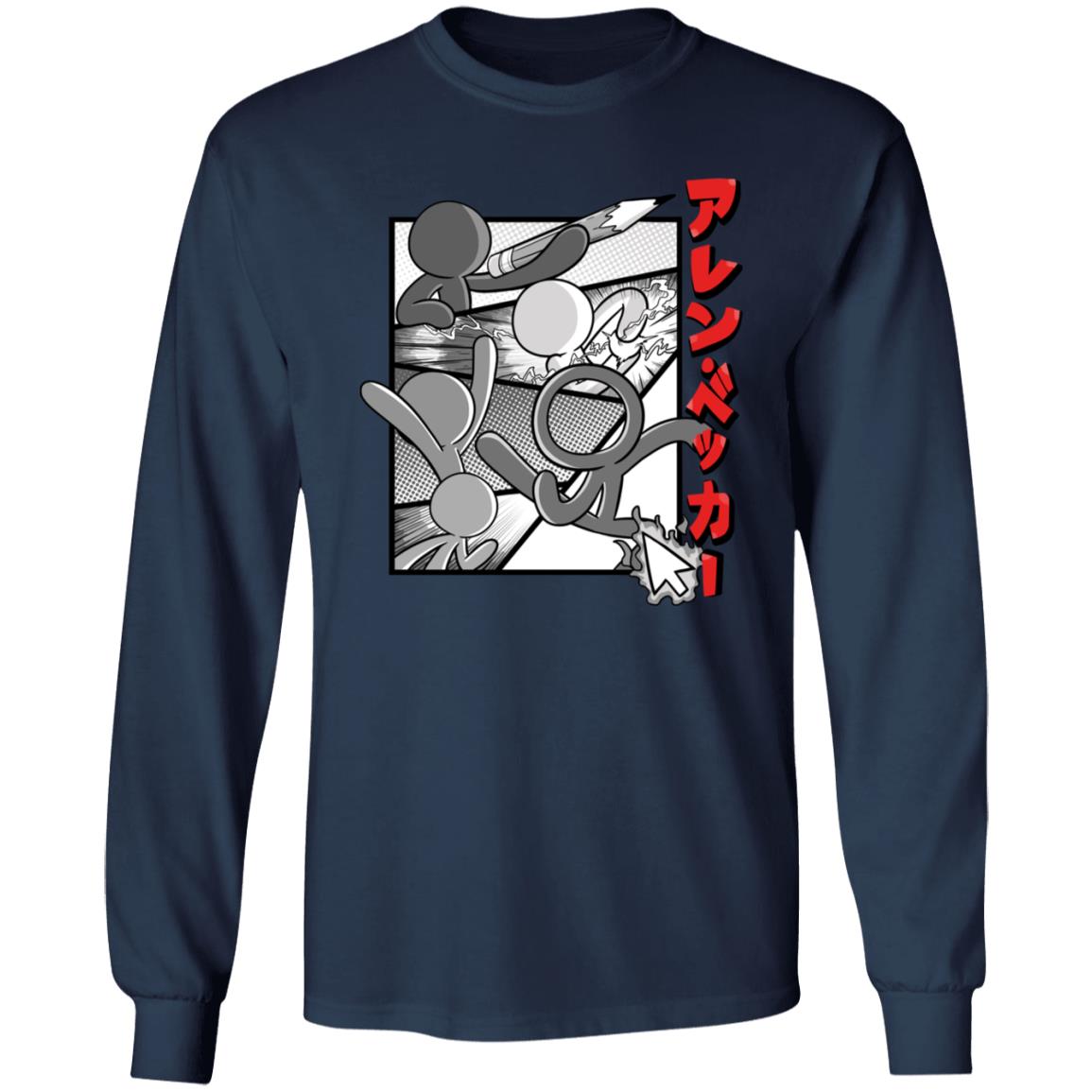 Alan Becker Merch Manga T Shirt Alan Becker Merch Manga T Shirt