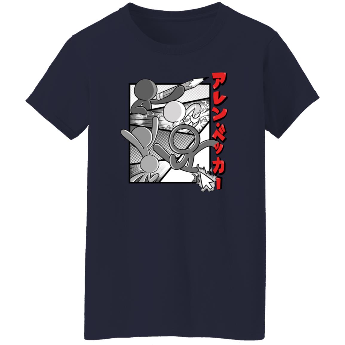 Alan Becker Merch Manga T Shirt Alan Becker Merch Manga T Shirt
