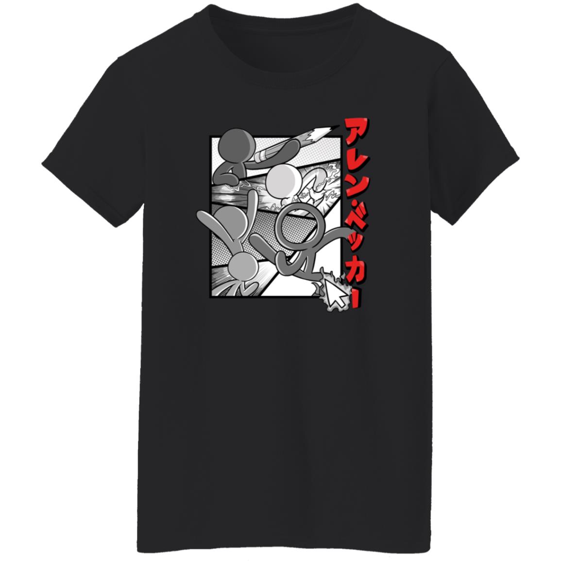 Alan Becker Merch Manga T Shirt Alan Becker Merch Manga T Shirt