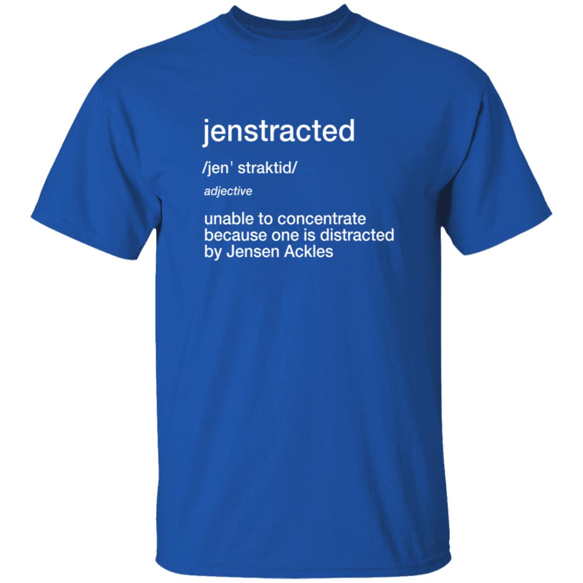 Elizabeth P Jenstracted Unable To Concentrate Because One Distracted By Jensen Ackles Long Sleeve T Shirt Shirt Elizabeth P Jenstracted Unable To Concentrate Because One Distracted By Jensen Ackles Long Sleeve T Shirt Shirt