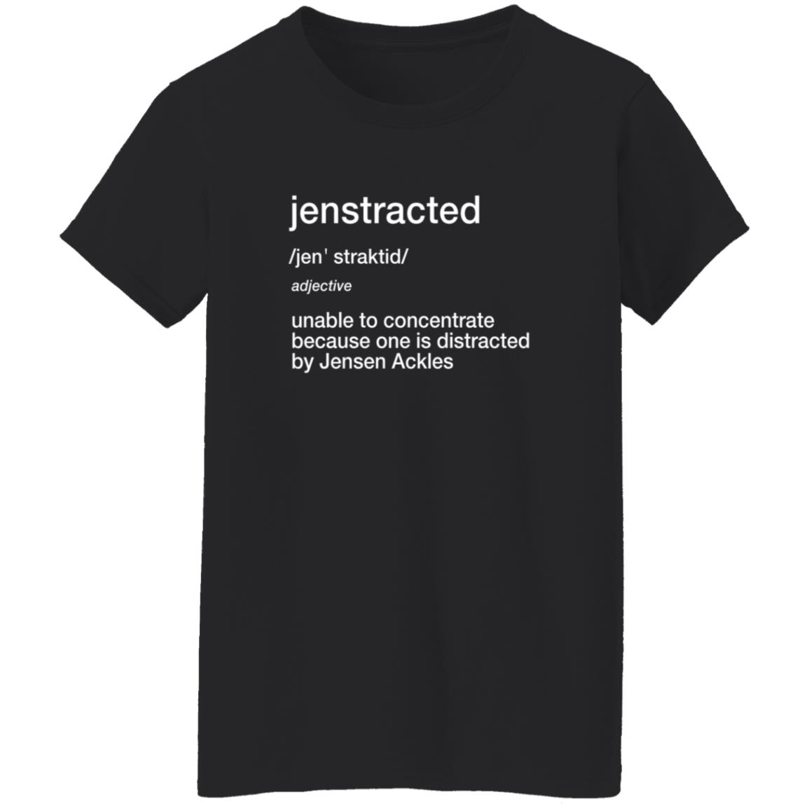 Elizabeth P Jenstracted Unable To Concentrate Because One Distracted By Jensen Ackles Long Sleeve T Shirt Shirt Elizabeth P Jenstracted Unable To Concentrate Because One Distracted By Jensen Ackles Long Sleeve T Shirt Shirt