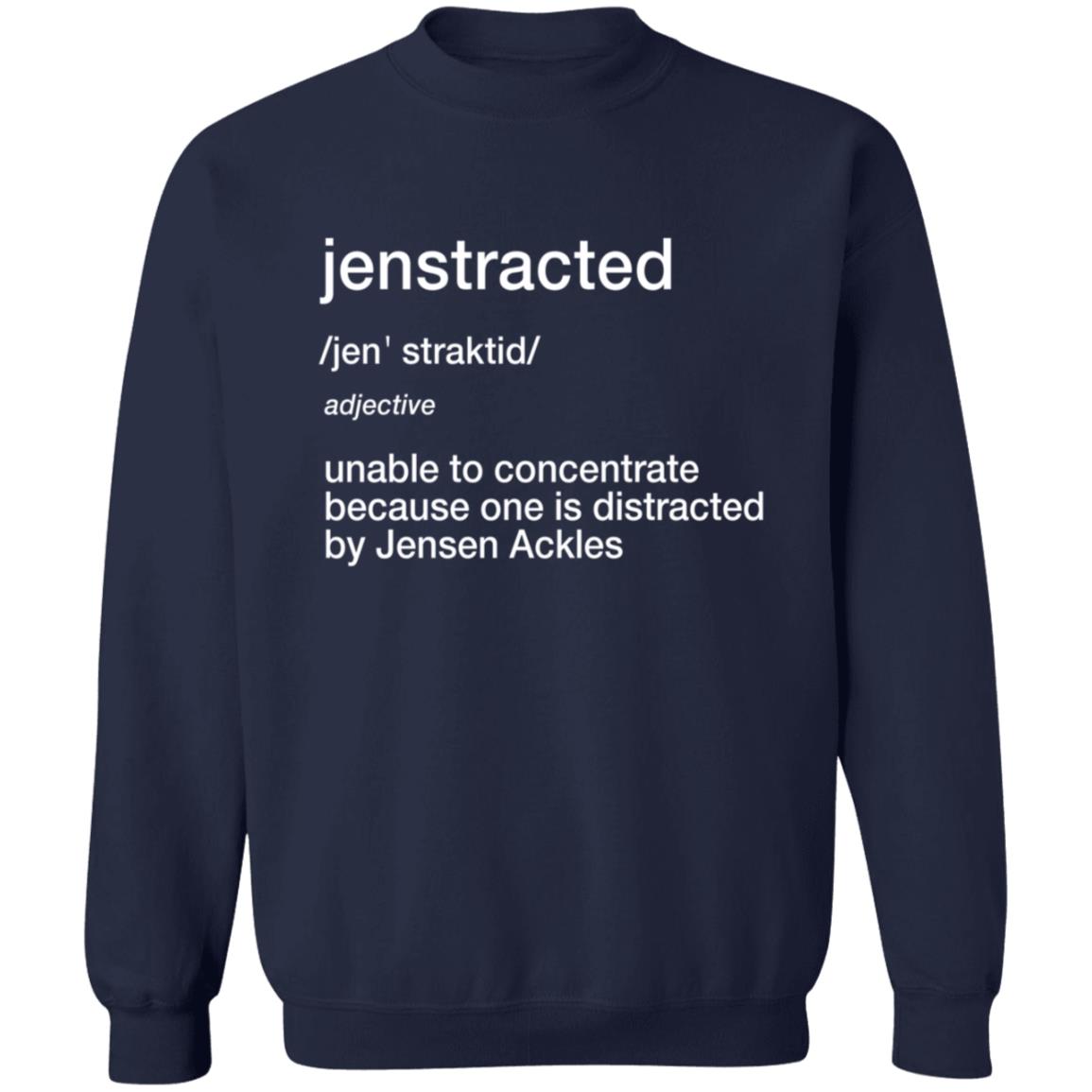 Elizabeth P Jenstracted Unable To Concentrate Because One Distracted By Jensen Ackles Long Sleeve T Shirt Shirt Elizabeth P Jenstracted Unable To Concentrate Because One Distracted By Jensen Ackles Long Sleeve T Shirt Shirt